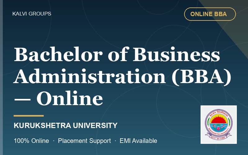 Bachelor of Business Administration (BBA) — Online — Kurukshetra University