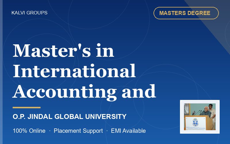 Master's in International Accounting and Finance (Integrated with ACCA, UK)
