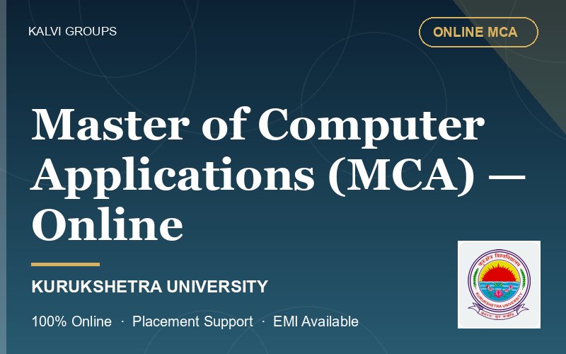 Master of Computer Applications (MCA) — Online — Kurukshetra University